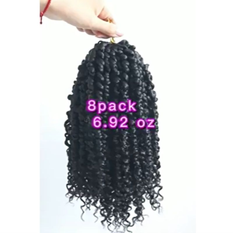 12 inches Spring twisted crochet hair wig Passion Twist Crochet Hair synthetic hair CRRSHOP wigs 