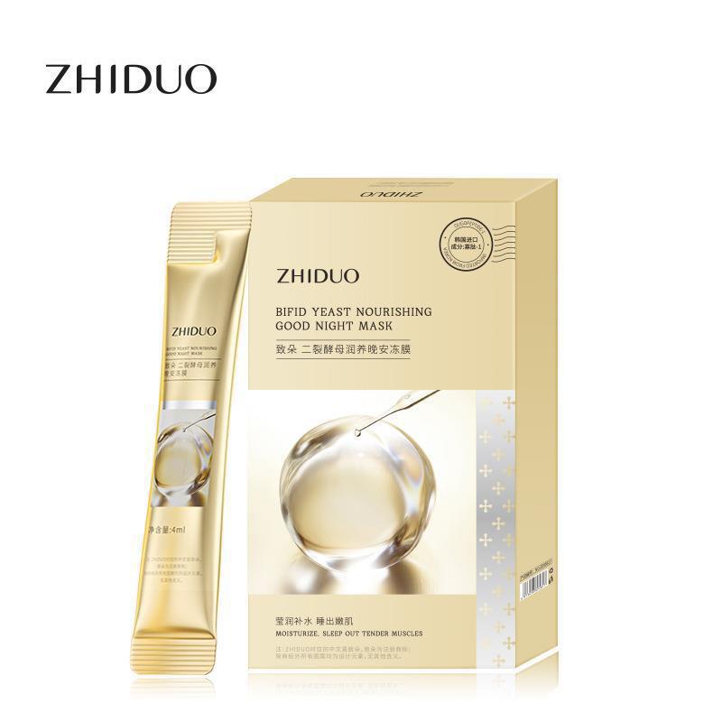 4ml*20 pcs & 3ml*100 pcs face moisturizer Disposable sleeping mask Moisturizing facial maskgold