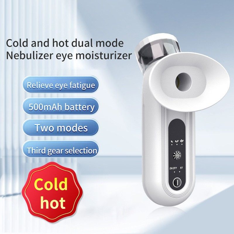 New Handheld Portable Eye Atomizer Sprayer, Built‑in Warm Compress Heating Function, Multi‑Function Household Eye Care Device, Deliver Fine Mist for Eye Area Comfort