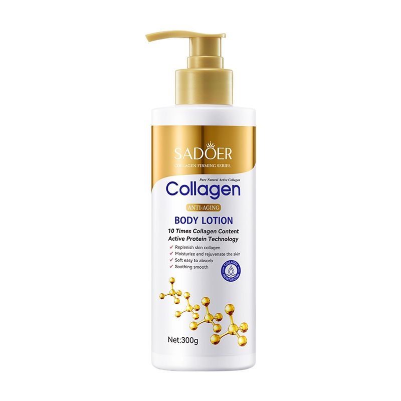 SADOER collagen anti-wrinkle body lotion moisturizes and replenishes water, refreshing, silky and non-greasy