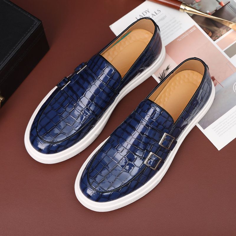 Men's summer breathable 2025 new style casual one-step loafers, men's business formal leather shoes