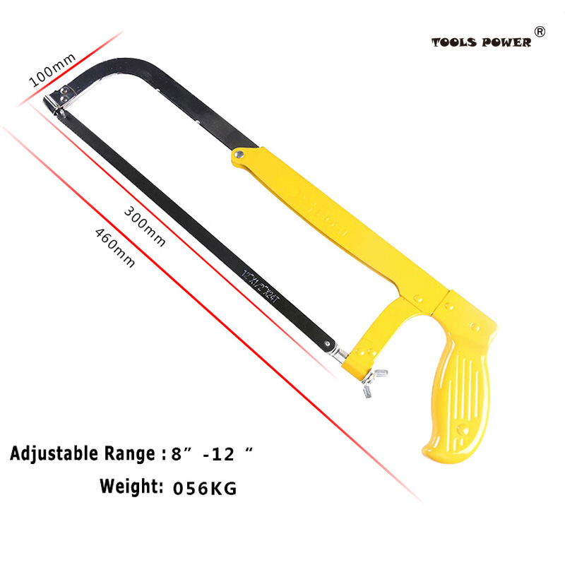 ToolS power  12" Adjustable Hacksaw Frame With One Blade