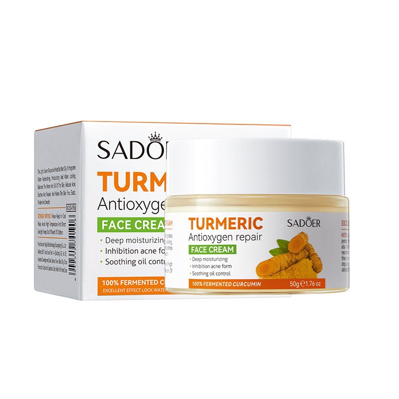 SADOER Turmeric Antioxidant Repair Cream Skin Rejuvenating Nourishing Moisturizing Cream