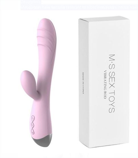 Genetic MS Silicon Penis Like Silent Rabbit Vibrator Clit Stimulator- Pink