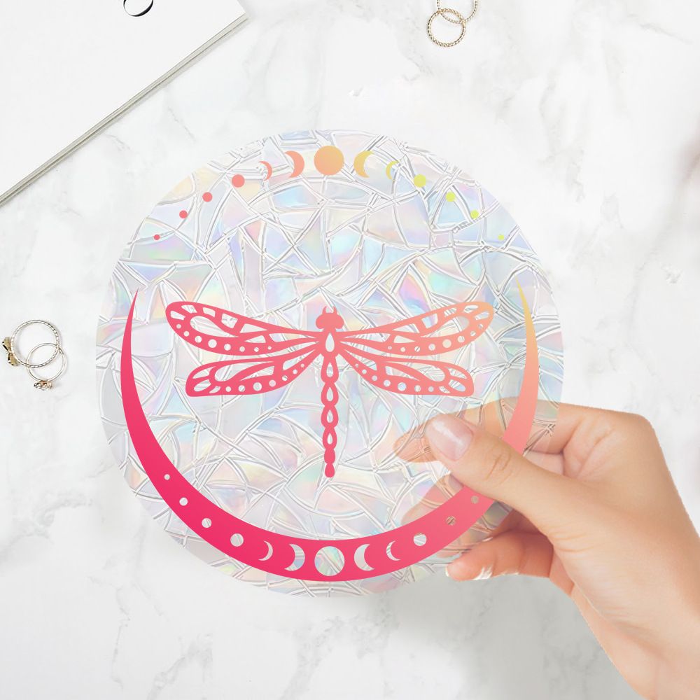 Amazon New Plant, Flower, Animal and Sunlight Catcher Static Glass Sticker - Bird - proof Glass Sticker