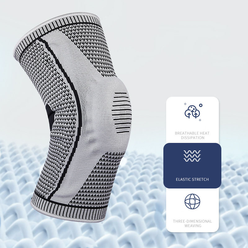 HJ088 1Pcs Gym Knee Pads Sports Kneepad Elastic Knee Brace Support Gear Patella Running Basketball Volleyball Tennis Protector