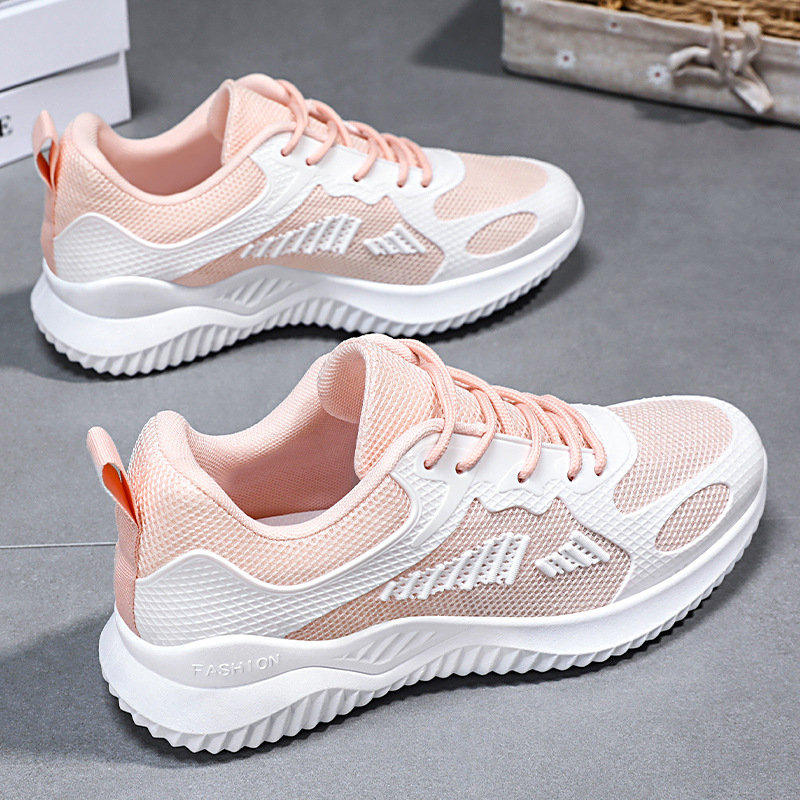 G-H-63 Women's Autumn New Casual Breathable Running Shoes Lightweight Soft Sole Mesh Single Shoes