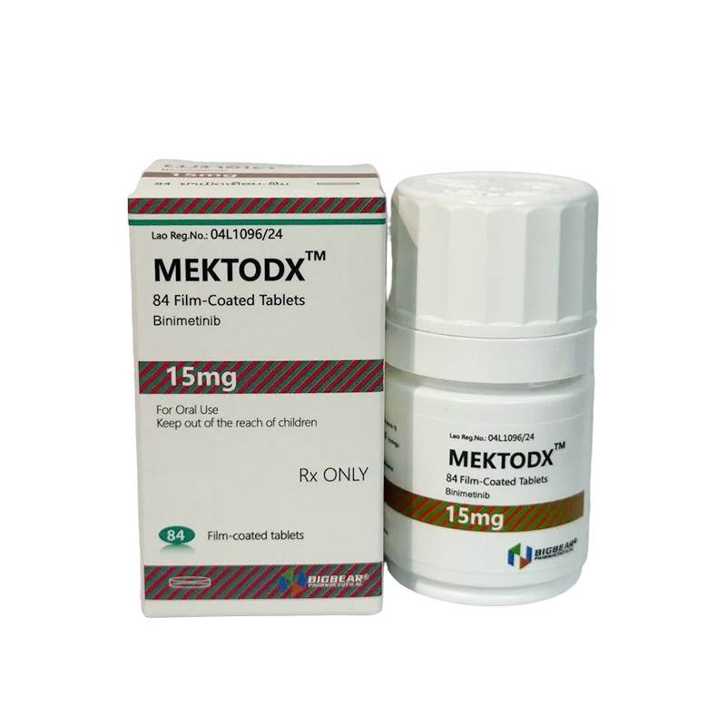 Melanoma, FDA approved, authoritative certification, Laos Daxiong Pharmaceutical Bimetinib MEKTODX 15mg 84 tablets/box