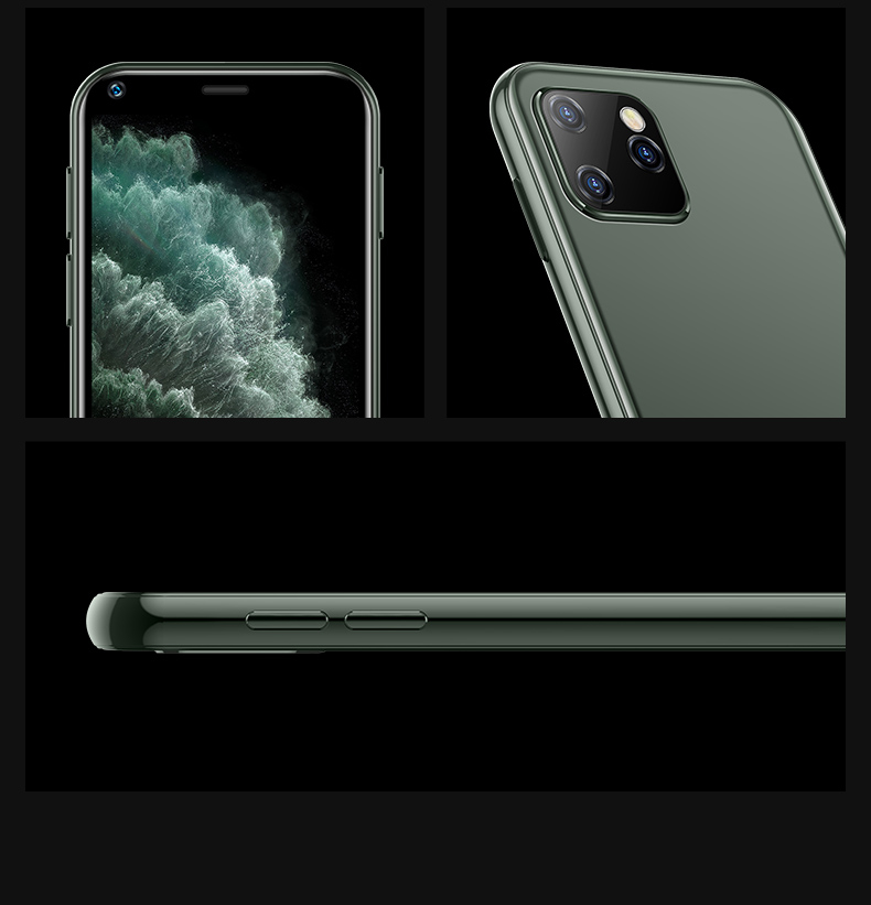 SOYES XS11 Mini Android 6.0 Cell Phones With 3D Glass Slim Body HD Camera Dual Sim Quad  Core Google Play Market Cute Smartphone