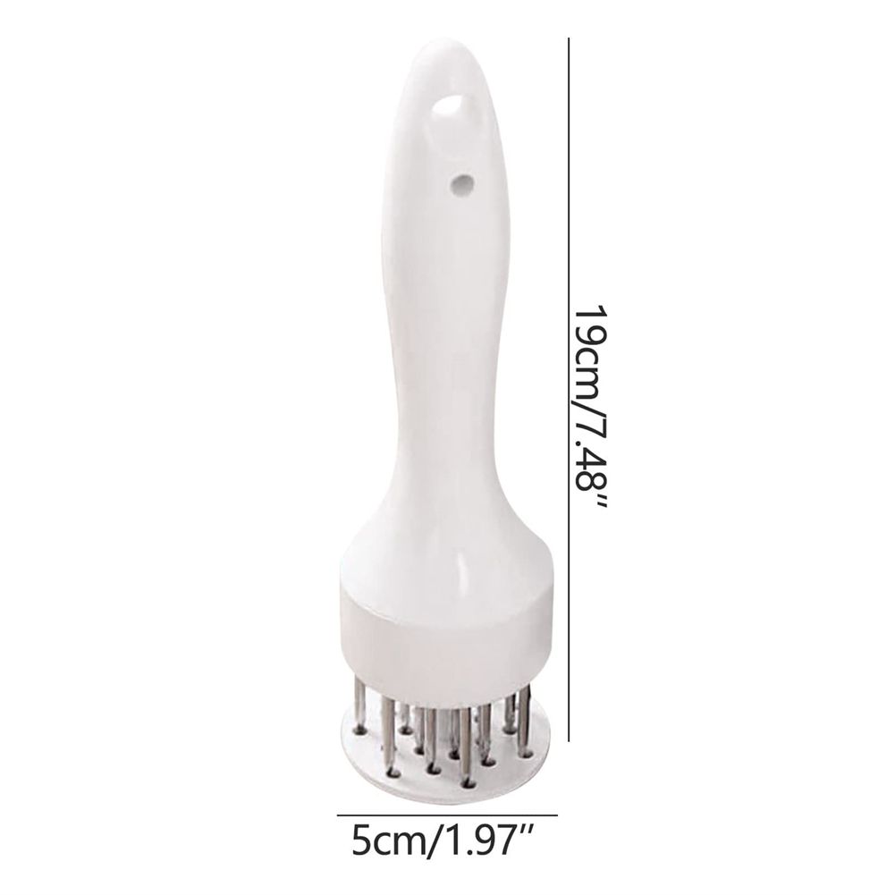 bh001 Meat Tenderizer Tool with Ultra Sharp Stainless Steel Needle Blades Meat Tenderizer Tool Profession Kitchen Gadgets Jacquard for Tenderizing and Cooking BBQ, Marinade, Steak, Beef, and Poultry