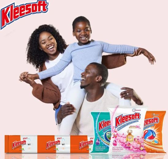 Kleesoft Long Lasting Deep Cleaning Washing Powder 80gx5pcs 