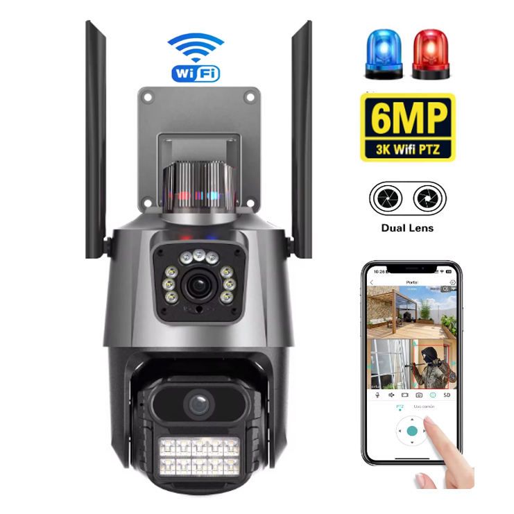 2K HD Weatherproof 5Gh/2.4G Dual Band Security Camera Outdoor, 24/7 Recording Security Camera, WiFi Cameras for Home Security Outdoor, Plug-in Power, 360 Auto Tracking Camera