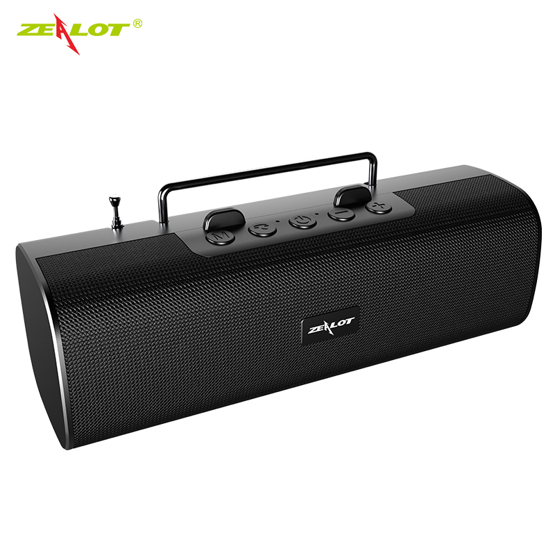 Zealot S40 new Bluetooth speaker outdoor subwoofer FM super strong radio band antenna mobile phone stand sound wireless home outdoor small sound