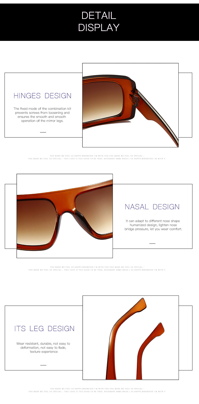 New fashion big frame sunglasses Gradual color sunglasses European and American fashion sunglasses