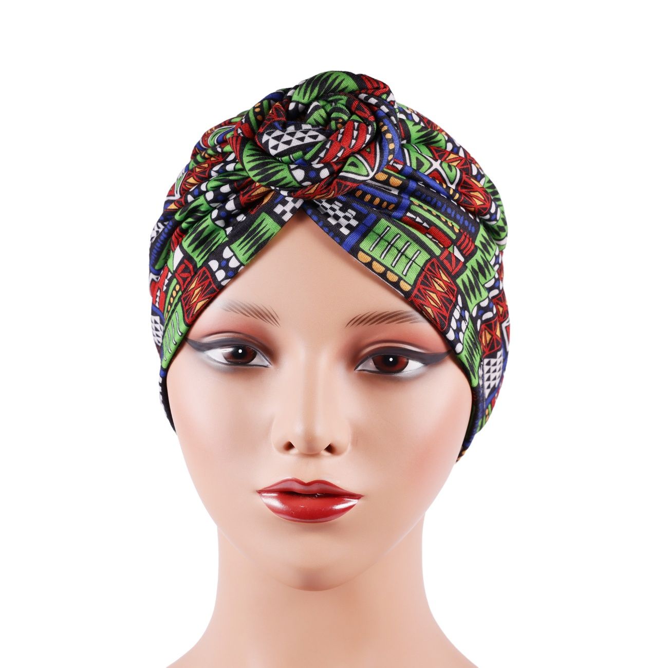 African style swirl knotted turban hat cap fashion decorative hat
