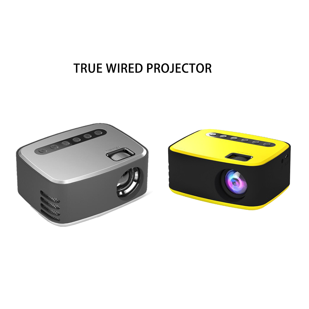 T20 Built-in Same-screen Version Of The Mini Portable Storage Bag USB LED Home Photo Media Video Payer Cinema Projector