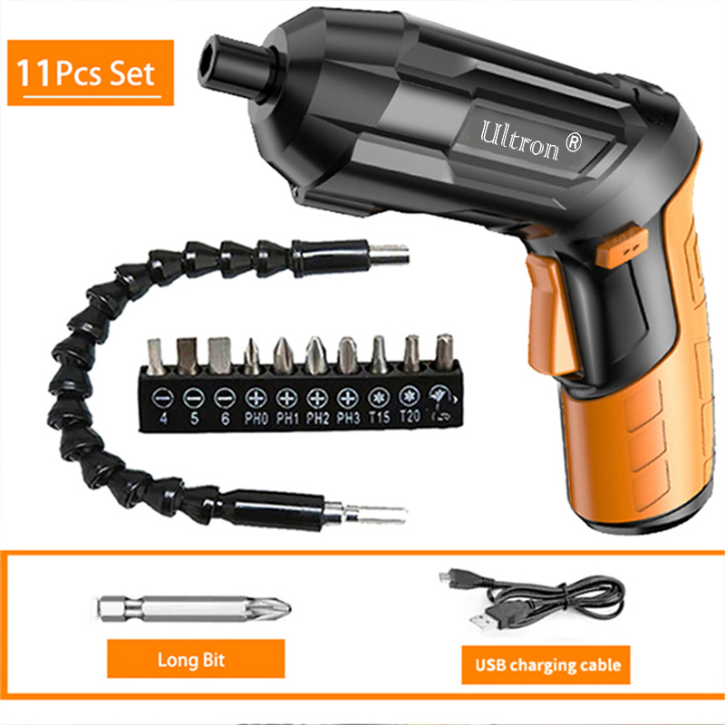 Electric Screwdriver Battery Rechargeable Cordless Screwdriver Powerful Impact Wireless Screwdriver Drill Electric Screw Driver