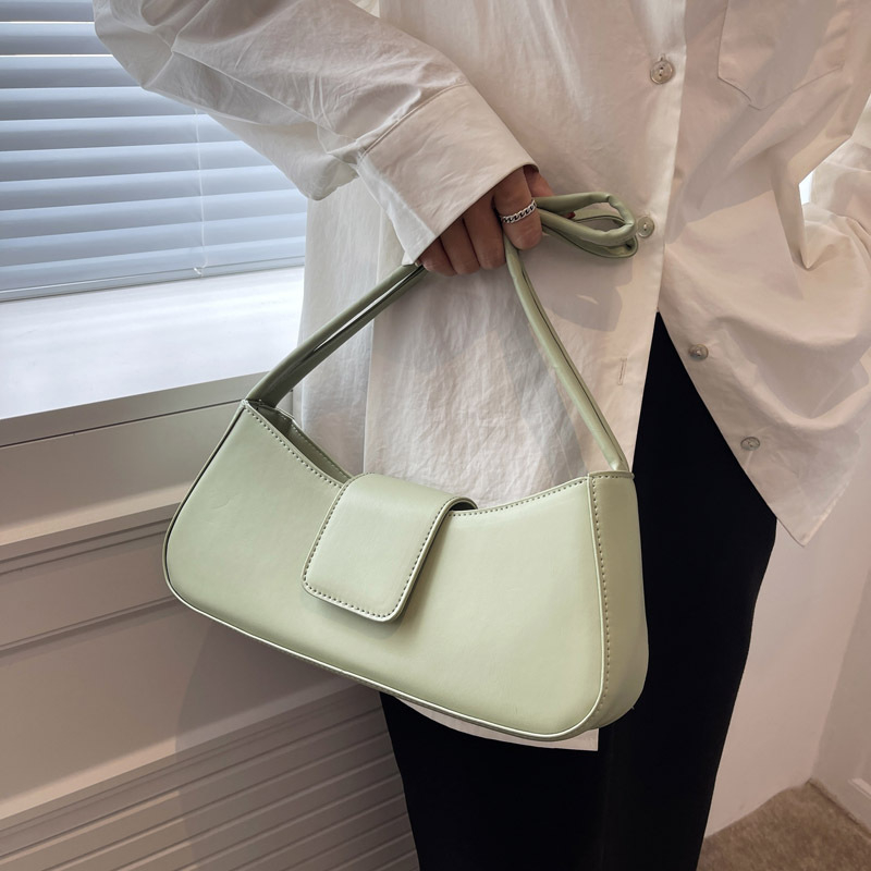 4-6367 Ladies Bag 2022 Summer New Korean Style Fashion Retro Minimalist Scenery Underarm Bag Women's Shoulder Bag