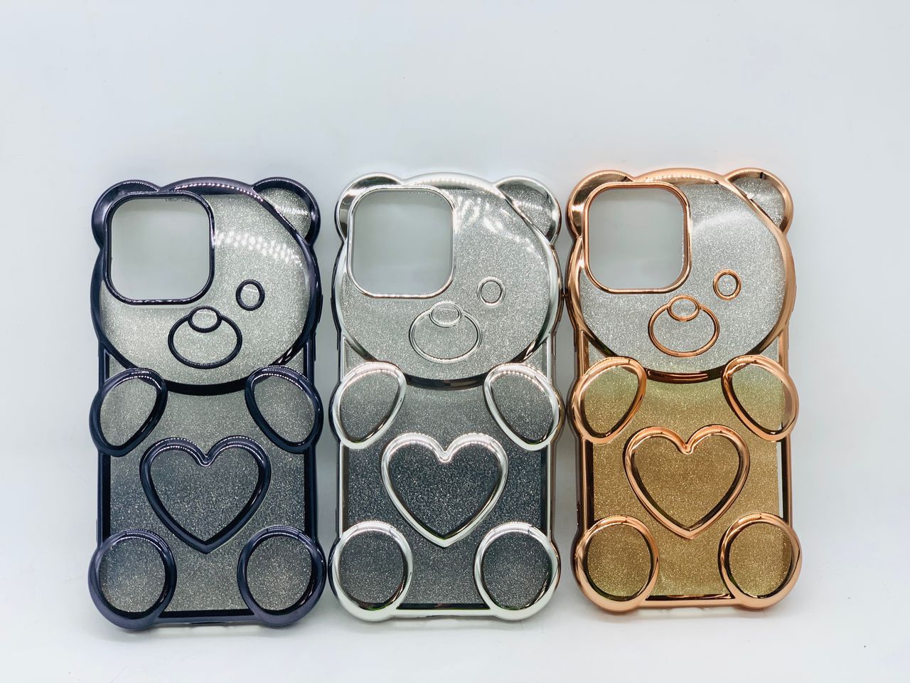 Luxury Plating Glitter Cute Clear Phone Case For iPhone 12 Pro Max