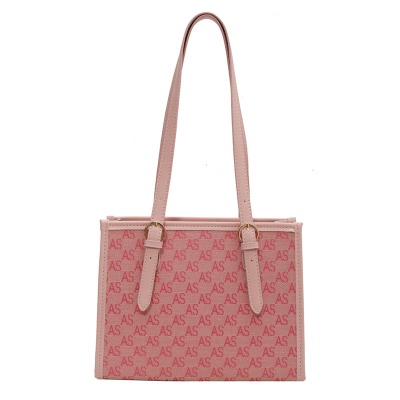 ladies' printed handbag mature sweet simple girl's shoulder bag

