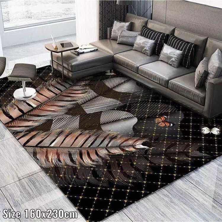 3D wool Carpet Mat Printing Non-Slip Rugs Print Carpet Custom Indoor Eco-friendly printed rugs and carpet for living room area rugs