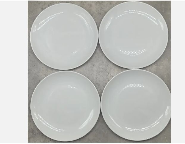 Ceramics manufacturer of custom white blank dish ceramic serving plates dishes for the restaurant XC-12