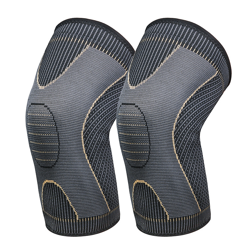 HJ060 1Pcs Copper Knee Protector Joint Support Knee Pads for Arthritis Joint Pain Relief Compression Knee Sleeve for Sports Fitness