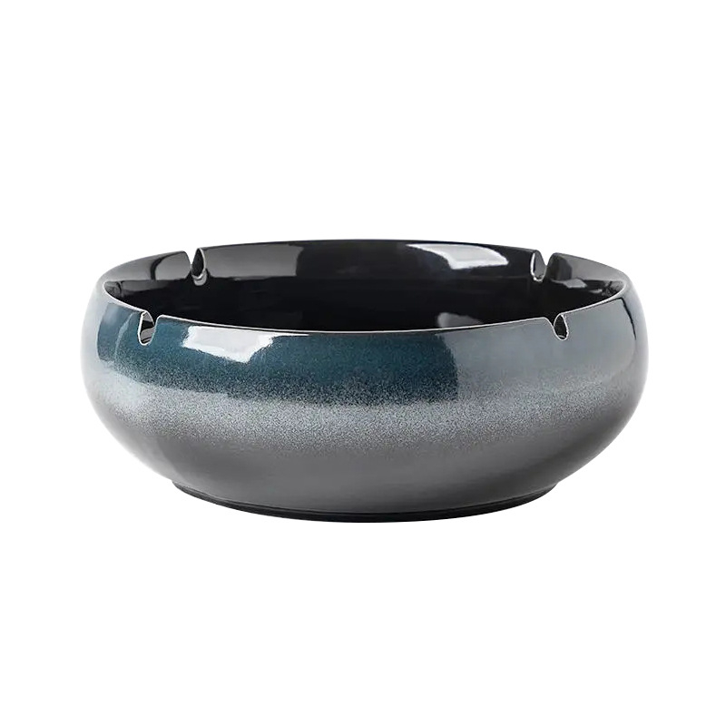 YH2022-06 Ashtray Handmade Ceramic Ashtray for Home Office Indoor Decoration Ash Holder for Smokers 
