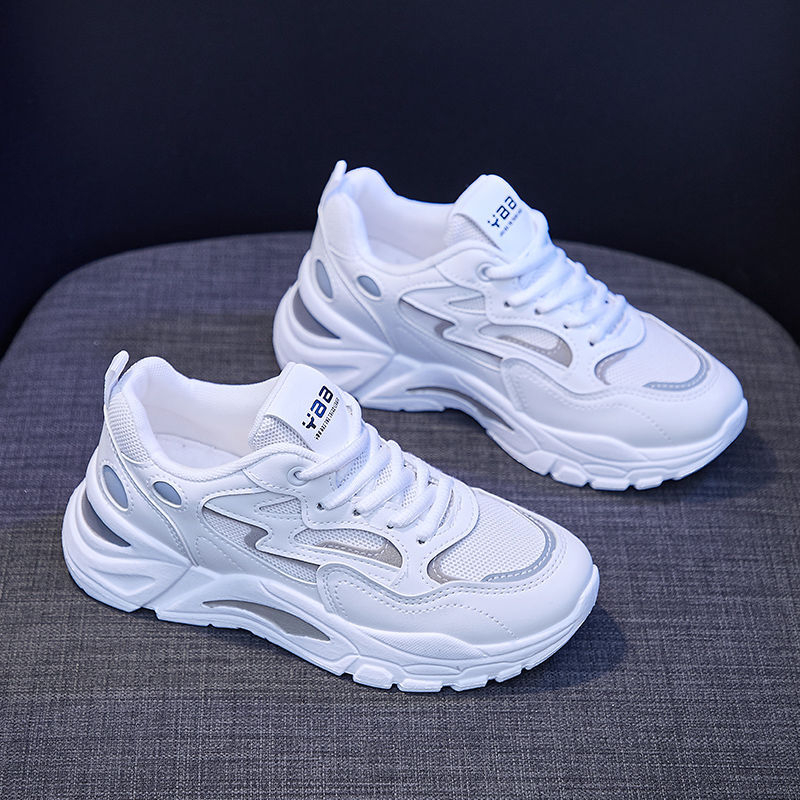 5.16.2 Women's Summer New Breathable and Versatile Mesh Shoes Non-Slip Casual Small White Shoes