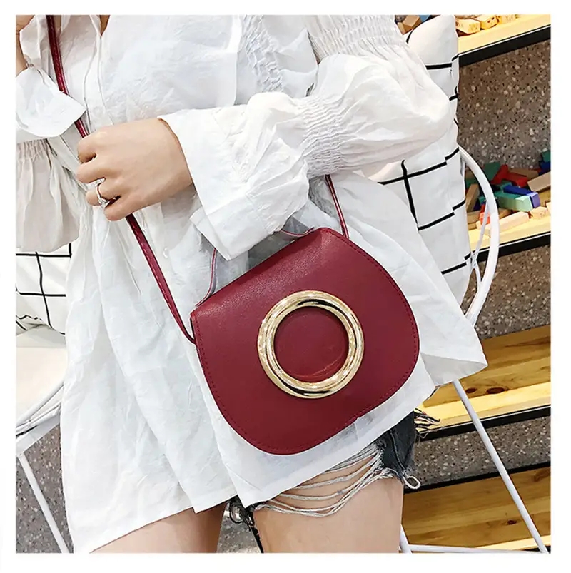 Fashion Women Lnclined Span Handbag simple PU Leather Crossbody Shoulder Tote Ladies Party Bag Cheap