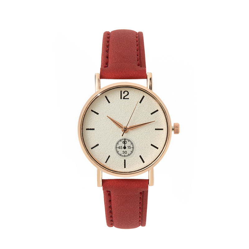 PD1037 Fashion Simple Bracelet Women Quartz Watches Leather Strap Wrist Watch Female