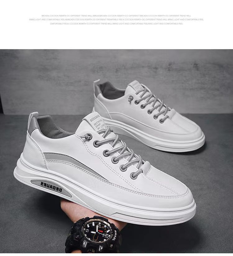 256 Men's Versatile Comfortable Soft-Soled Low-Top Shoes Lace-Up Breathable Sneakers