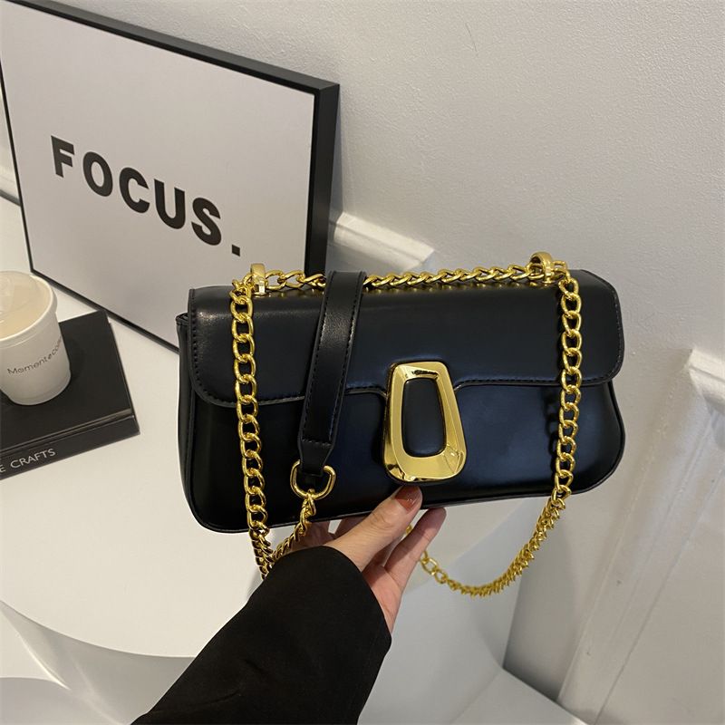 JL8409 Handbags Simple Solid Color Designer Women Bags Chain Women's Shoulder Bags