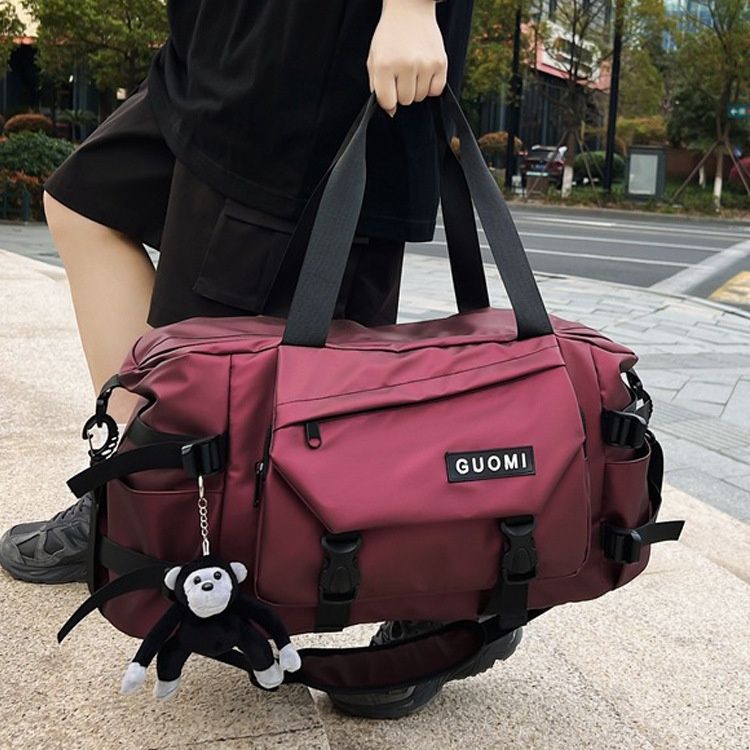 Minimalist Single Shoulder Hand Luggage Bag Dry Wet Separation Sports Training Bag Large Capacity Business Travel Duffel Gym Bag
