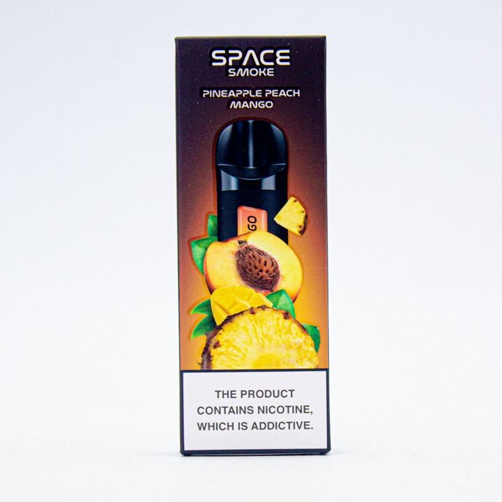 Disposable E-cigarette 1200PUFF 700mAh bottom adjustable airflow sizePINEAPPLE PEACH MANGO 