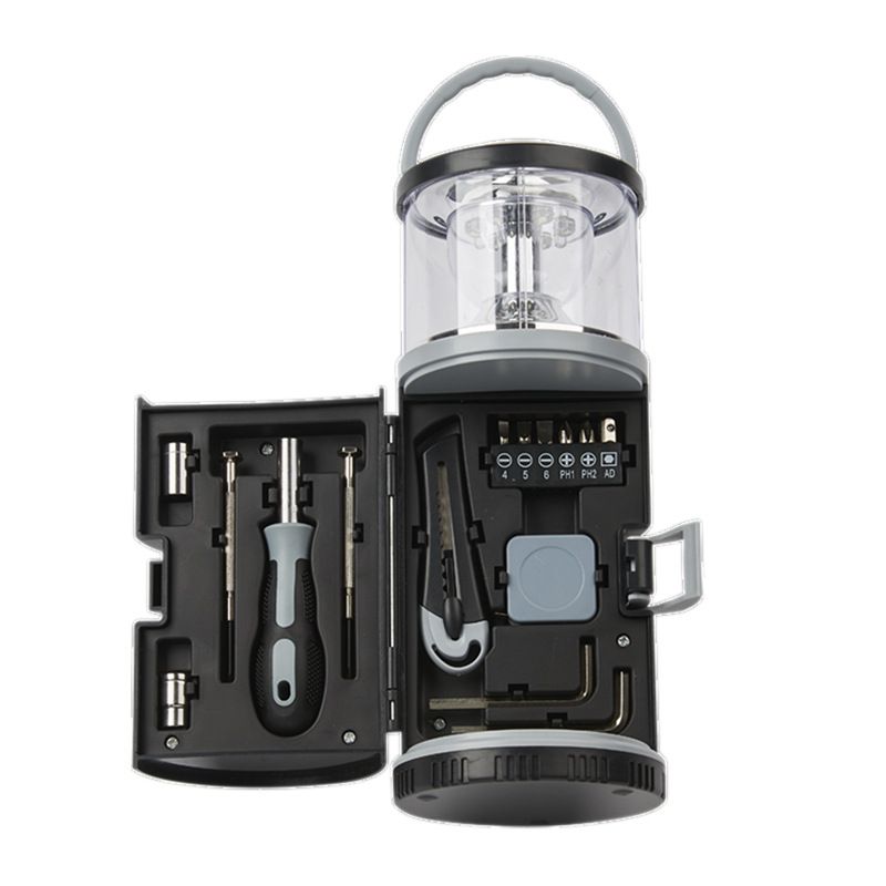 Camping Lantern with Hardware Tool Kit for Outdoor & Household Use