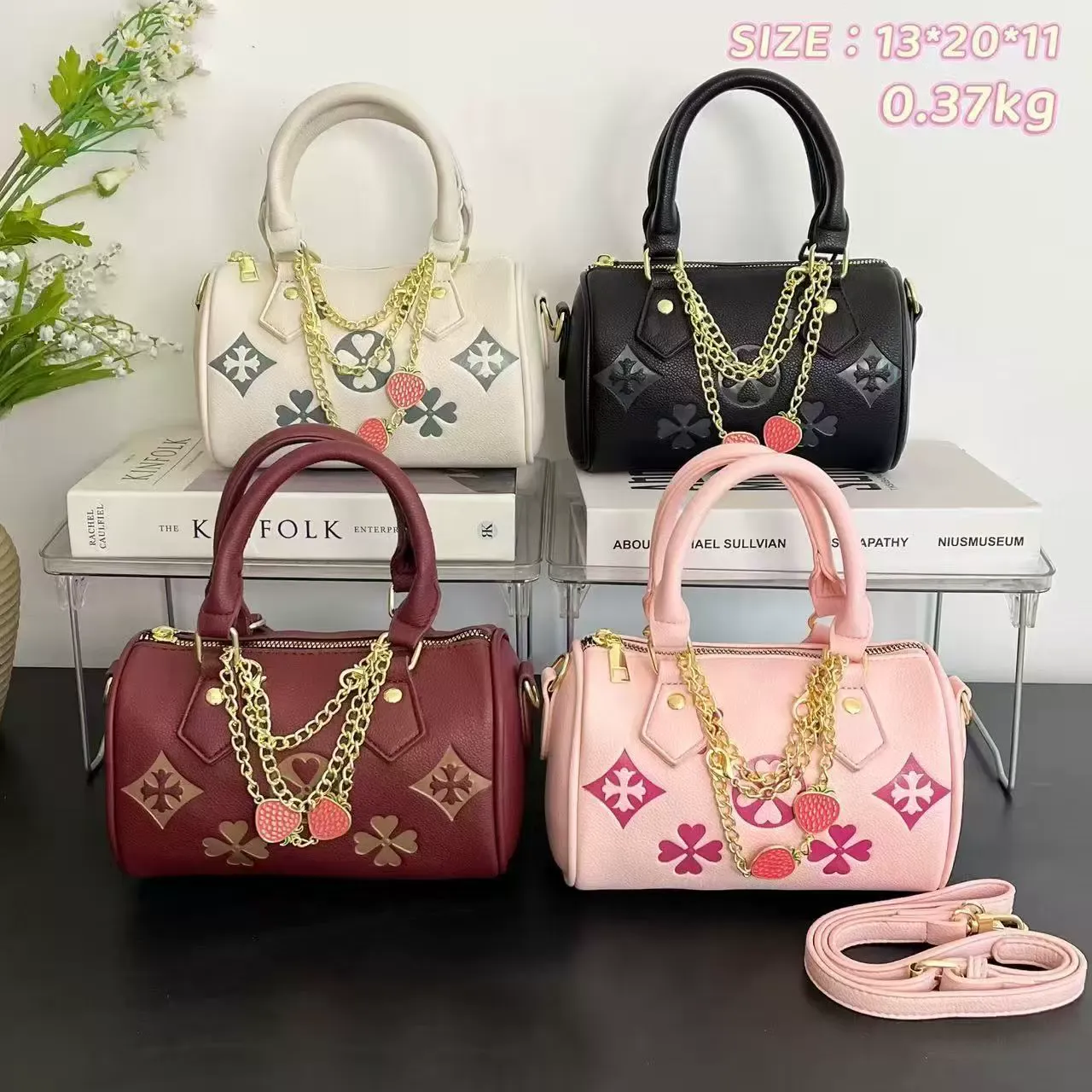 Women Simple Versatile Shoulder Crossbody Handbag, Fashion Casual Multi‑Way Purse for Teen Girls Daily Use
