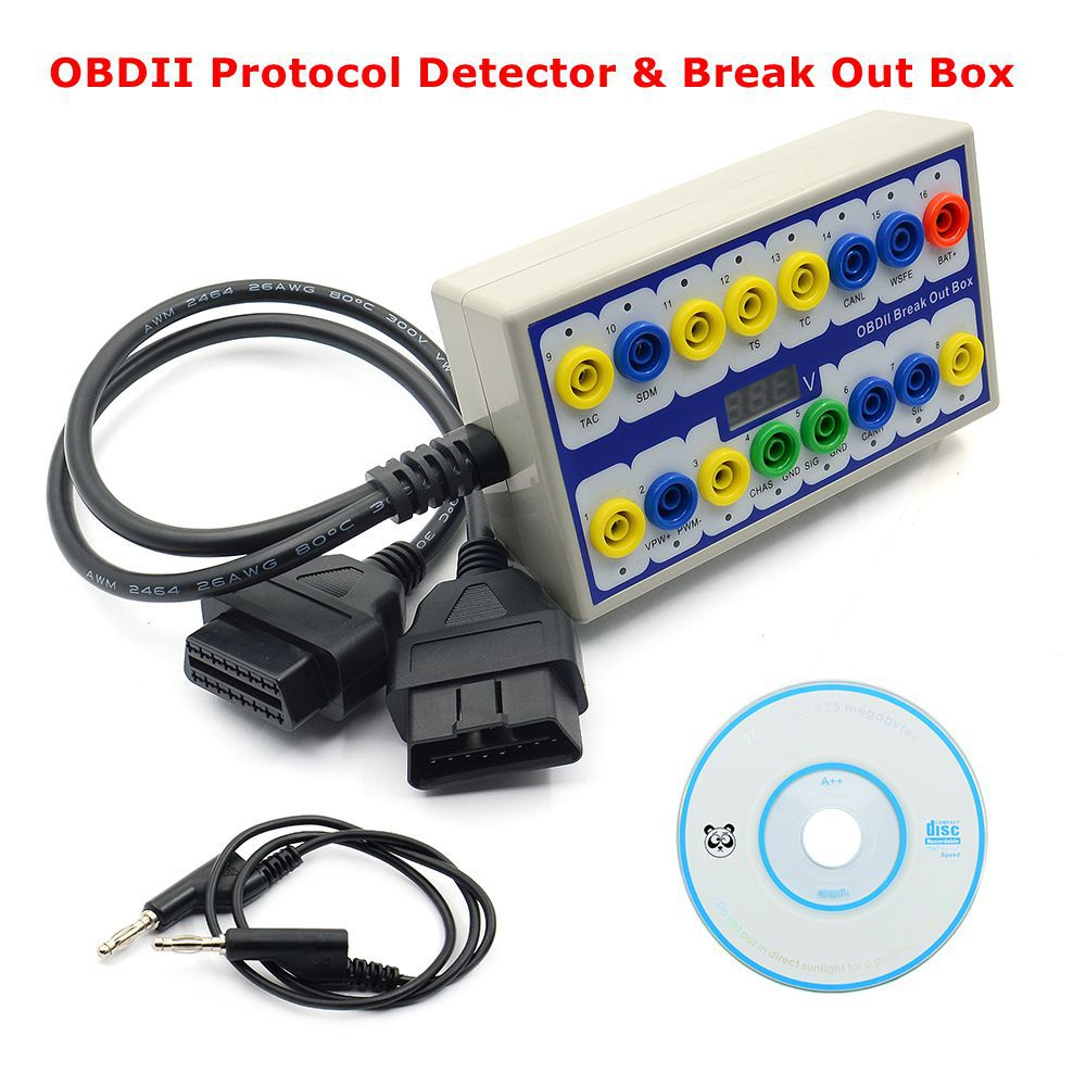 OBDII Protocol Detector Automotive ECU Programming OBD2 Protocol Detector Junction Box
