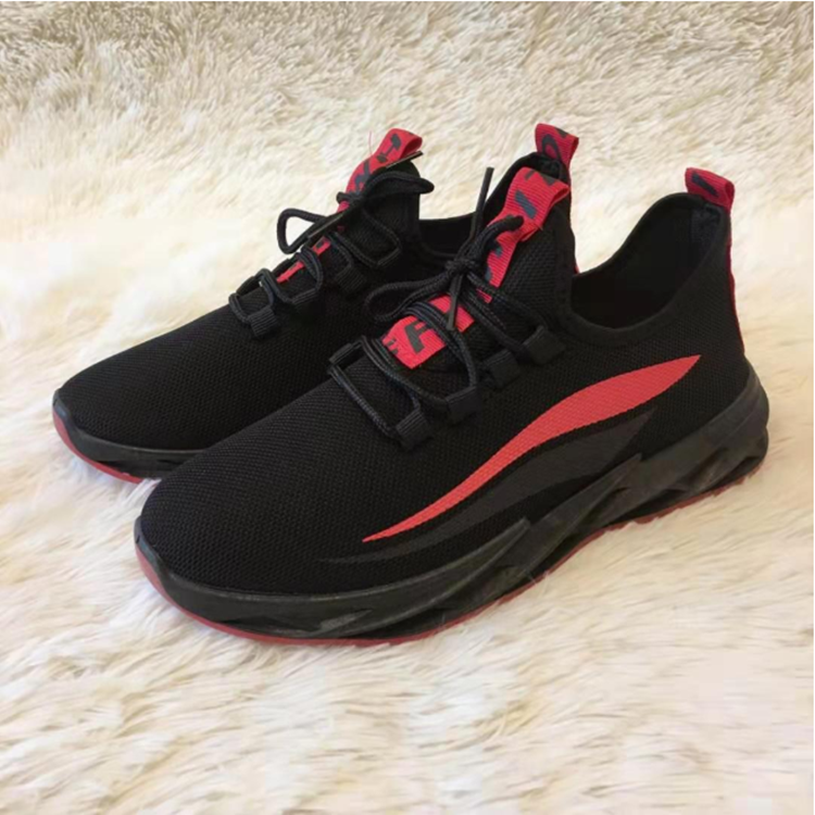 Spring and autumn breathable lightweight student sports shoes casual comfort Korean men's fashion running shoes  Close Size