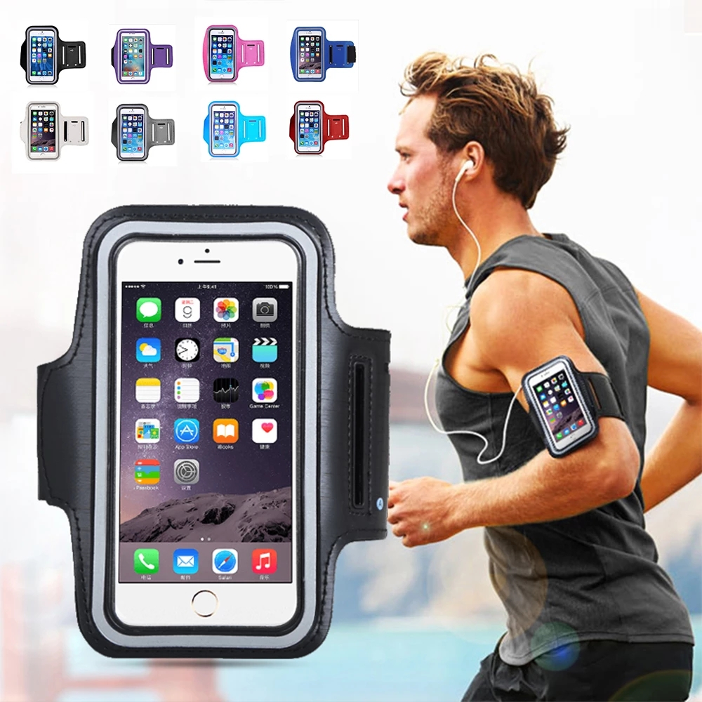 4.0/6.5 inch Case phone Sport Armband fashion Holder For Women's on hand smartphone handbags sling Running Gym Arm Band Fitness