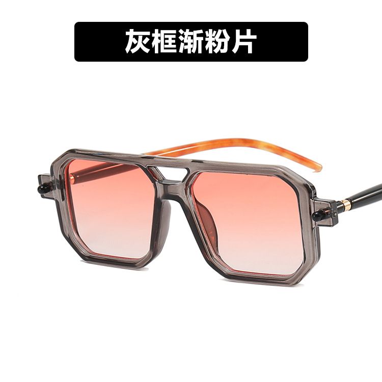 2024 New double beam square frame fashion sunglasses 4903