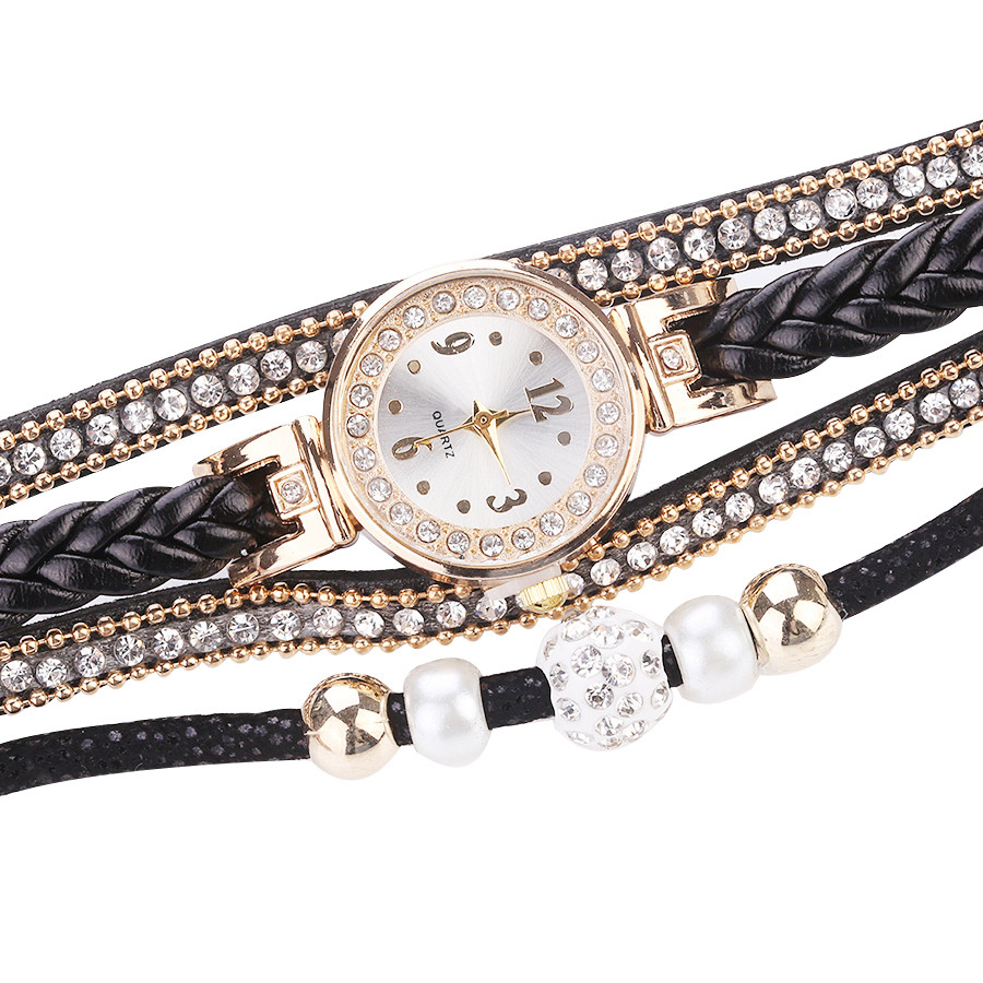 Beautiful Fashion Women's Bracelet Watch Ladies Watch Casual Round Analog Quartz Bracelet Watch Female Clock
