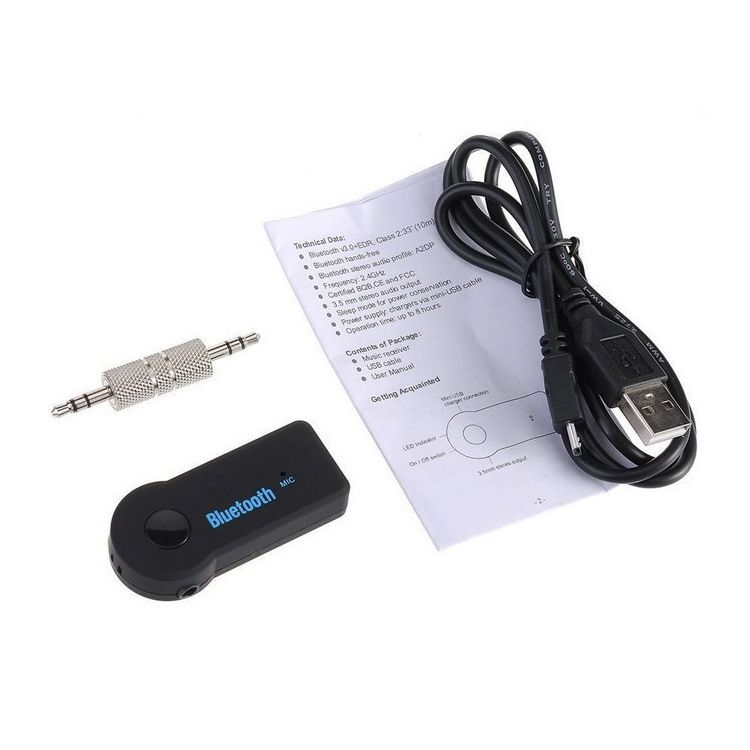 Bluetooth 5.3 Transmitter Receiver for TV to BT Headphone, Low Latency, HiFi 3.5mm AUX Bluetooth Car Adapter, Mini Poratble Wireless Audio Receiver for TV/PC,Car Home Stereo, Airplane, Boat, Gym