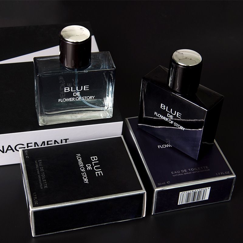Flower Story Azure Men's Perfume - Long-Lasting Light Fragrance Ocean Note Cologne