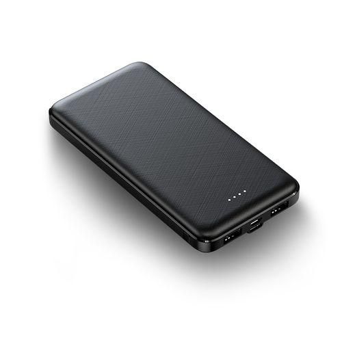 T63 Universal Slim 10000mAh Power-Bank - Black