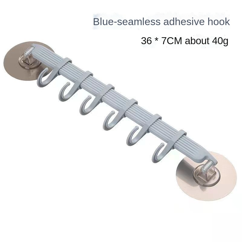 Strong family hook six row hook, bathroom hanger 