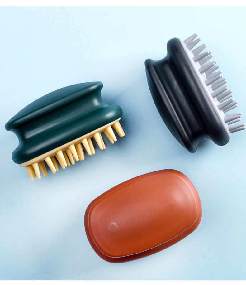 B0016 Silicone Hair Washing Brush Massage Brush Adult Hair Washing Tool Shampoo Comb Head Brush Scalp Scratcher Shampoo Brush