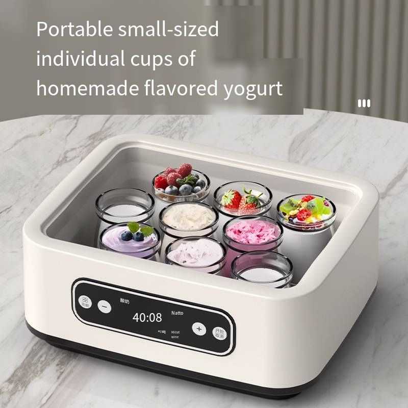 Household Automatic Multifunctional Yogurt Machine Smart Constant Temperature Fermenter for Yogurt Rice Wine Natto Making