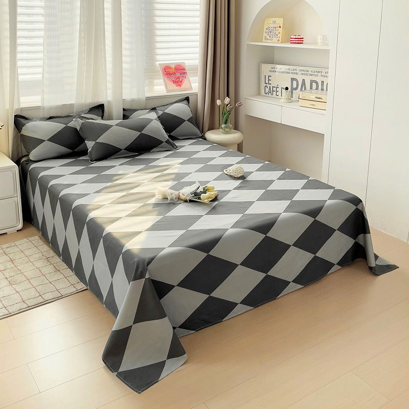 120*230cm ,150*230cm ,180*230cm,220*230cm ,230*250cm Washed cotton brushed bed sheets pillow cases CRRSHOP free shipping Bed cover pillowcase 48 * 74cm