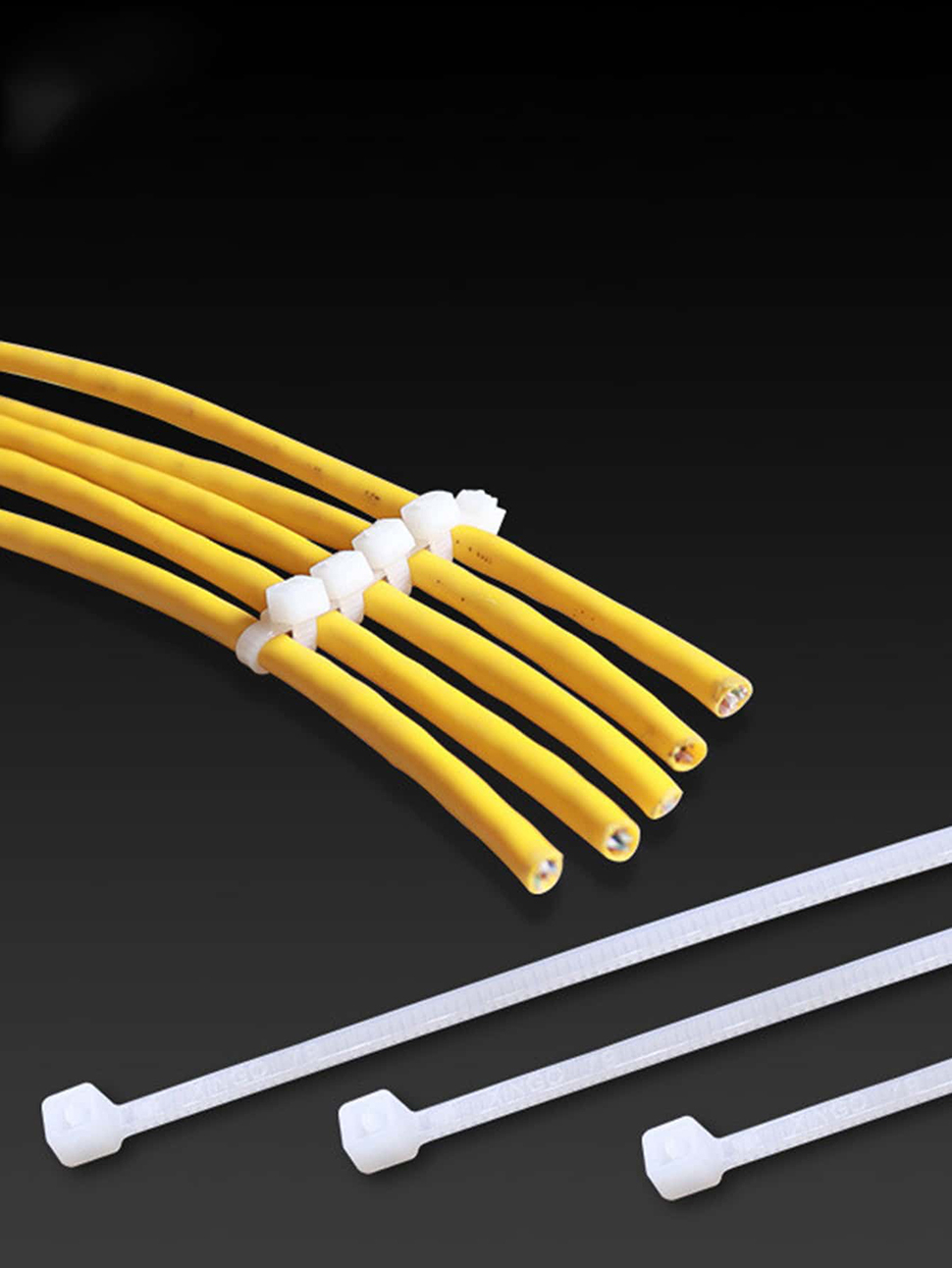 100 Pieces 6 inch Cable Zip Ties Nylon Self Locking Wire Ties
